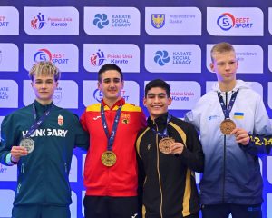 Ezüstérmet nyert a Bagi Ádám a rekordlétszámú karate vb-n